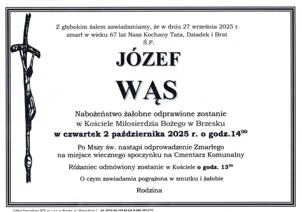 klepsydra - józef wąs